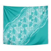 Hawaii Breadfruit Palaka Tapestry Polu Opal Maile Lei LT9 - Polynesian Pride