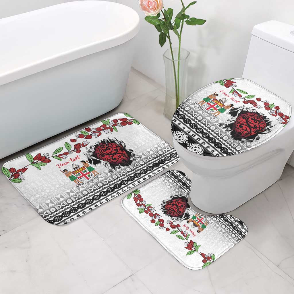 Fiji Heart Tribal Personalised Bathroom Set Polynesian Patterns LT9 - Polynesian Pride