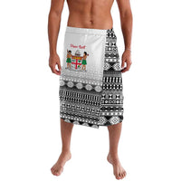 Fiji Heart Tribal Personalised Lavalava Polynesian Patterns LT9 White - Polynesian Pride