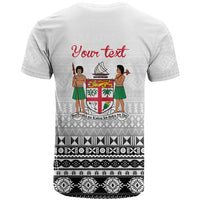 Fiji Heart Tribal Personalised T Shirt Polynesian Patterns LT9 - Polynesian Pride