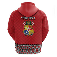 Tonga Heart Tribal Personalised Hoodie Polynesian Patterns LT9 - Polynesian Pride