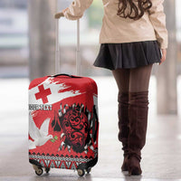 Tonga Heart Tribal Personalised Luggage Cover Polynesian Patterns LT9 - Polynesian Pride