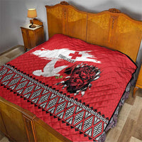 Tonga Heart Tribal Personalised Quilt Polynesian Patterns LT9 - Polynesian Pride