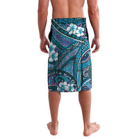 Personalised Hawaii Tribal Humpback Whale Lavalava Polu Hibiscus Seamless Pattern LT9 - Polynesian Pride