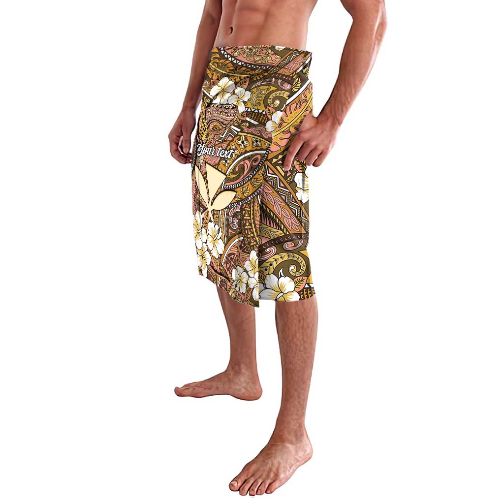 Personalised Hawaii Tribal Humpback Whale Lavalava Melemele Hibiscus Seamless Pattern LT9 - Polynesian Pride