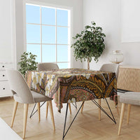 Personalised Hawaii Tribal Humpback Whale Tablecloth Melemele Hibiscus Seamless Pattern LT9 - Polynesian Pride
