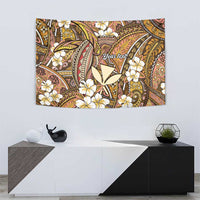 Personalised Hawaii Tribal Humpback Whale Tapestry Melemele Hibiscus Seamless Pattern LT9 - Polynesian Pride