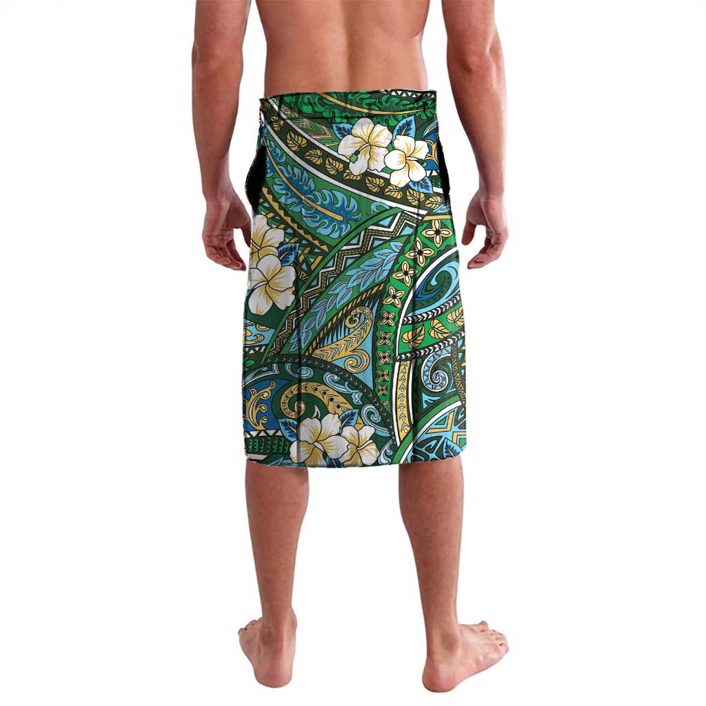 Personalised Hawaii Tribal Humpback Whale Lavalava Omaomao Hibiscus Seamless Pattern LT9 - Polynesian Pride