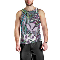 Personalised Hawaii Tribal Humpback Whale Men Tank Top Poni Hibiscus Seamless Pattern LT9 - Polynesian Pride
