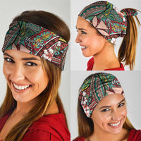 Personalised Hawaii Tribal Humpback Whale Neck Gaiter Ulaula Hibiscus Seamless Pattern LT9 - Polynesian Pride