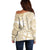 Custom Indo Fijians Off Shoulder Sweater Fiji ke Hindustani Polyneisan Paisley Beige Style