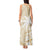 Custom Indo Fijians Tank Maxi Dress Fiji ke Hindustani Polyneisan Paisley Beige Style