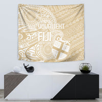 Custom Indo Fijians Tapestry Fiji ke Hindustani Polyneisan Paisley Beige Style LT9 - Polynesian Pride