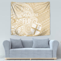 Custom Indo Fijians Tapestry Fiji ke Hindustani Polyneisan Paisley Beige Style LT9 - Polynesian Pride