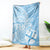 Custom Indo Fijians Blanket Fiji ke Hindustani Polyneisan Paisley Blue Style