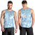 Custom Indo Fijians Men Tank Top Fiji ke Hindustani Polyneisan Paisley Blue Style