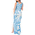 Custom Indo Fijians Tank Maxi Dress Fiji ke Hindustani Polyneisan Paisley Blue Style