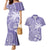 Custom Indo Fijians Couples Matching Mermaid Dress and Hawaiian Shirt Fiji ke Hindustani Polyneisan Paisley Purple Style