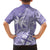 Custom Indo Fijians Family Matching Puletasi and Hawaiian Shirt Fiji ke Hindustani Polyneisan Paisley Purple Style