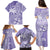 Custom Indo Fijians Family Matching Puletasi and Hawaiian Shirt Fiji ke Hindustani Polyneisan Paisley Purple Style