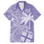 Custom Indo Fijians Family Matching Puletasi and Hawaiian Shirt Fiji ke Hindustani Polyneisan Paisley Purple Style