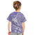 Custom Indo Fijians Kid T Shirt Fiji ke Hindustani Polyneisan Paisley Purple Style