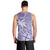 Custom Indo Fijians Men Tank Top Fiji ke Hindustani Polyneisan Paisley Purple Style