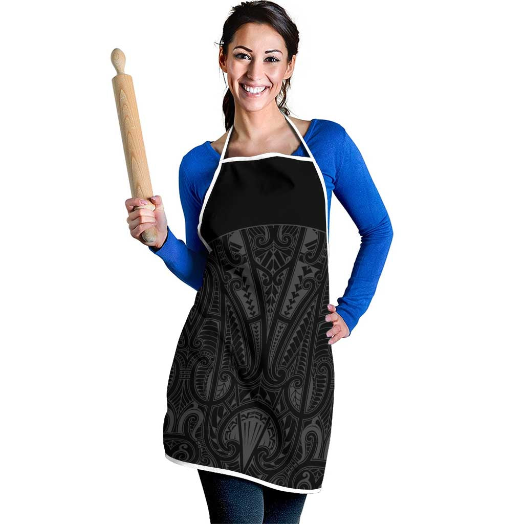 Queensland Maori Rugby Nga Hau e Wha Apron Black Motif LT9 - Polynesian Pride