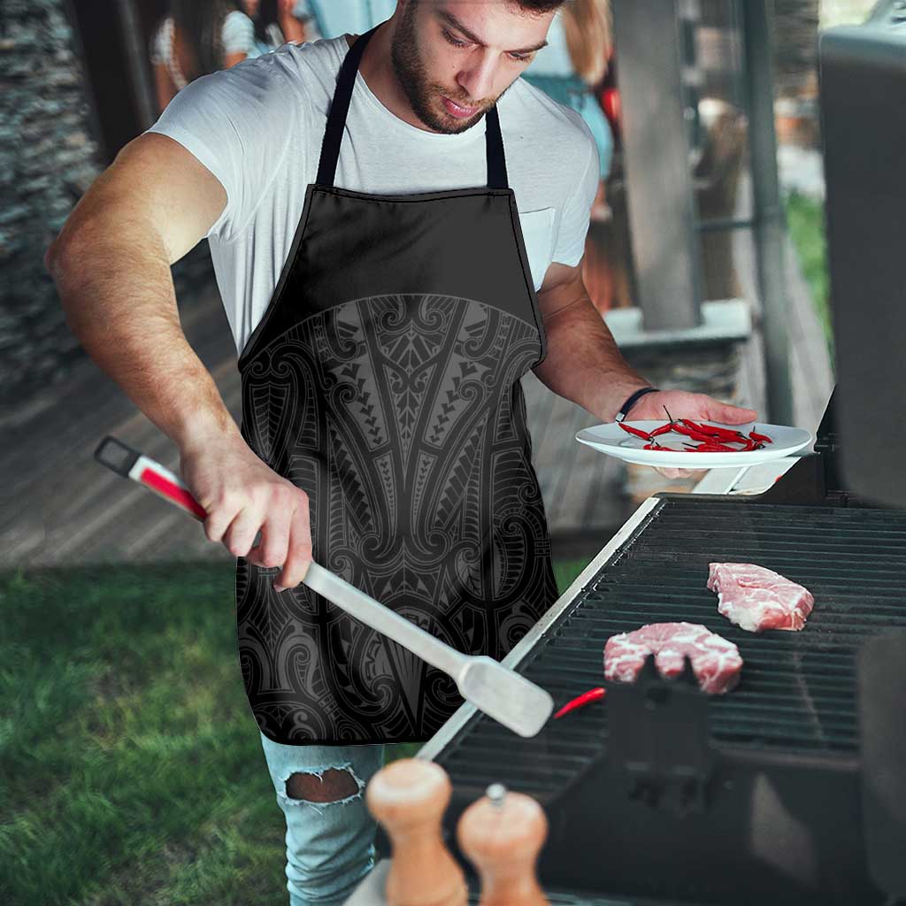 Queensland Maori Rugby Nga Hau e Wha Apron Black Motif LT9 - Polynesian Pride