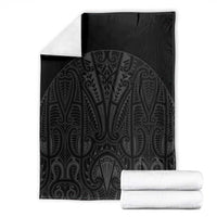 Queensland Maori Rugby Nga Hau e Wha Blanket Black Motif LT9 - Polynesian Pride