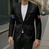 Queensland Maori Rugby Nga Hau e Wha Blazer Black Motif LT9 - Polynesian Pride