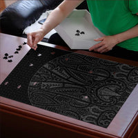 Queensland Maori Rugby Nga Hau e Wha Puzzle Black Motif LT9 - Polynesian Pride