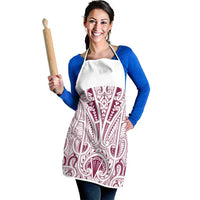 Queensland Maori Rugby Nga Hau e Wha Apron White Motif LT9 - Polynesian Pride