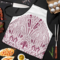 Queensland Maori Rugby Nga Hau e Wha Apron White Motif LT9 White - Polynesian Pride