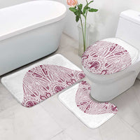 Queensland Maori Rugby Nga Hau e Wha Bathroom Set White Motif LT9 - Polynesian Pride