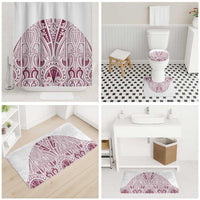 Queensland Maori Rugby Nga Hau e Wha Bathroom Set White Motif LT9 - Polynesian Pride