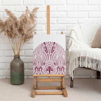 Queensland Maori Rugby Nga Hau e Wha Canvas Wall Art White Motif LT9 - Polynesian Pride