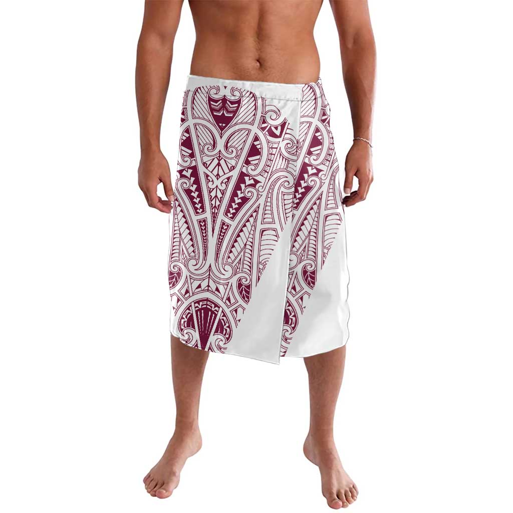 Queensland Maori Rugby Nga Hau e Wha Lavalava White Motif LT9 White - Polynesian Pride