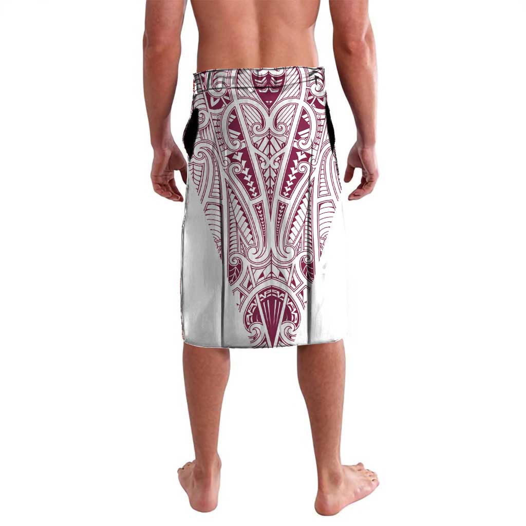 Queensland Maori Rugby Nga Hau e Wha Lavalava White Motif LT9 - Polynesian Pride