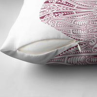 Queensland Maori Rugby Nga Hau e Wha Pillow Cover White Motif LT9 - Polynesian Pride
