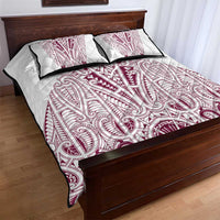 Queensland Maori Rugby Nga Hau e Wha Quilt Bed Set White Motif LT9 - Polynesian Pride