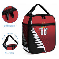 Custom British Lions New Zealand Lunch Bag Half Black Fern LT9 - Polynesian Pride