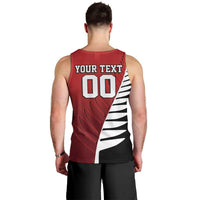Custom British Lions New Zealand Men Tank Top Half Black Fern LT9 - Polynesian Pride