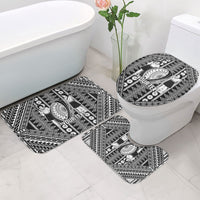 Fiji Custom Rugby National Heritage Bathroom Set Black Traditional Masi Inspired LT9 - Polynesian Pride
