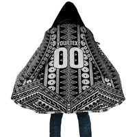 Fiji Custom Rugby National Heritage Cloak Black Traditional Masi Inspired LT9 Unisex Black - Polynesian Pride