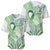 Its Okay Green Ribbon Personalised Baseball Jersey Polynesian Depression Awareness