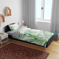 Its Okay Green Ribbon Personalised Bedding Set Polynesian Depression Awareness LT9 - Polynesian Pride