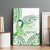 Its Okay Green Ribbon Personalised Canvas Wall Art Polynesian Depression Awareness