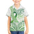 Its Okay Green Ribbon Personalised Family Matching Off Shoulder Maxi Dress and Hawaiian Shirt Polynesian Depression Awareness