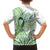 Its Okay Green Ribbon Personalised Family Matching Off Shoulder Short Dress and Hawaiian Shirt Polynesian Depression Awareness